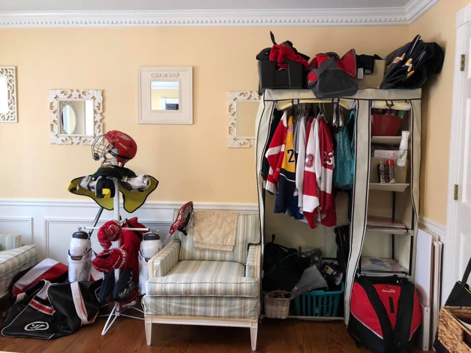 My wife can't ever comment about how I store my ge