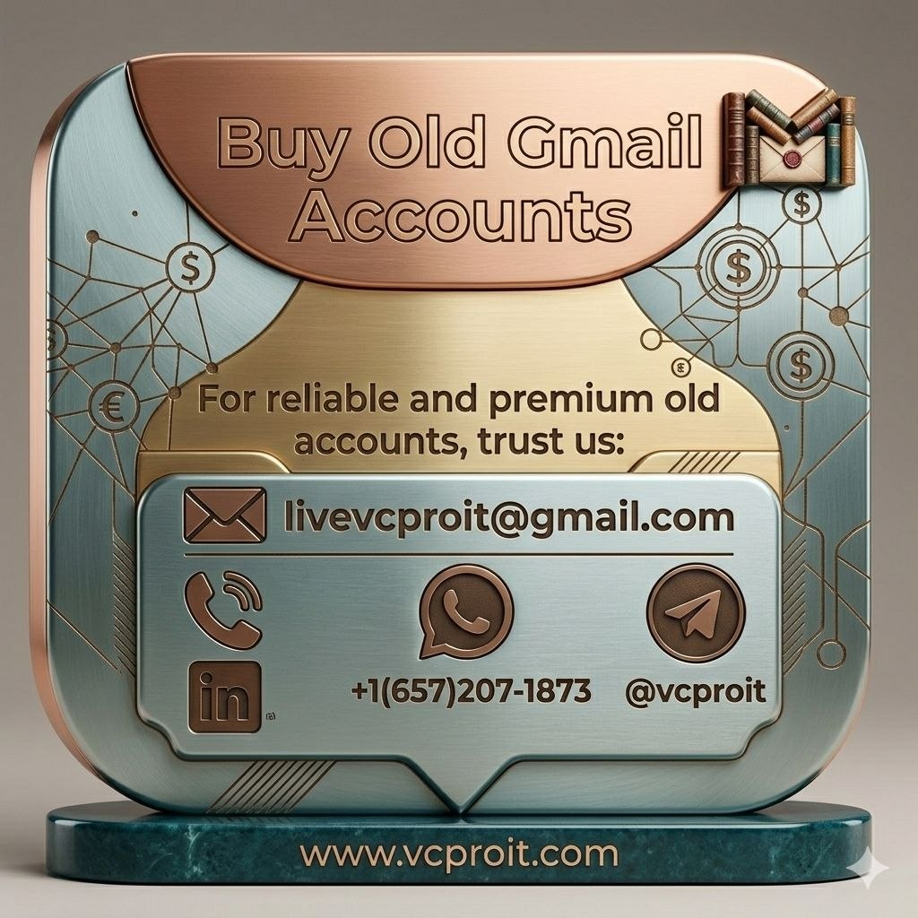 Buy Old Gmail Accounts - Verified PVA, Aged &amp; Bulk