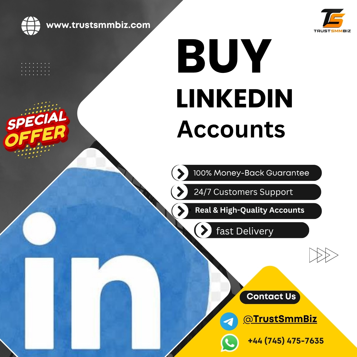 Buy Aged LinkedIn Accounts | Instant Delivery