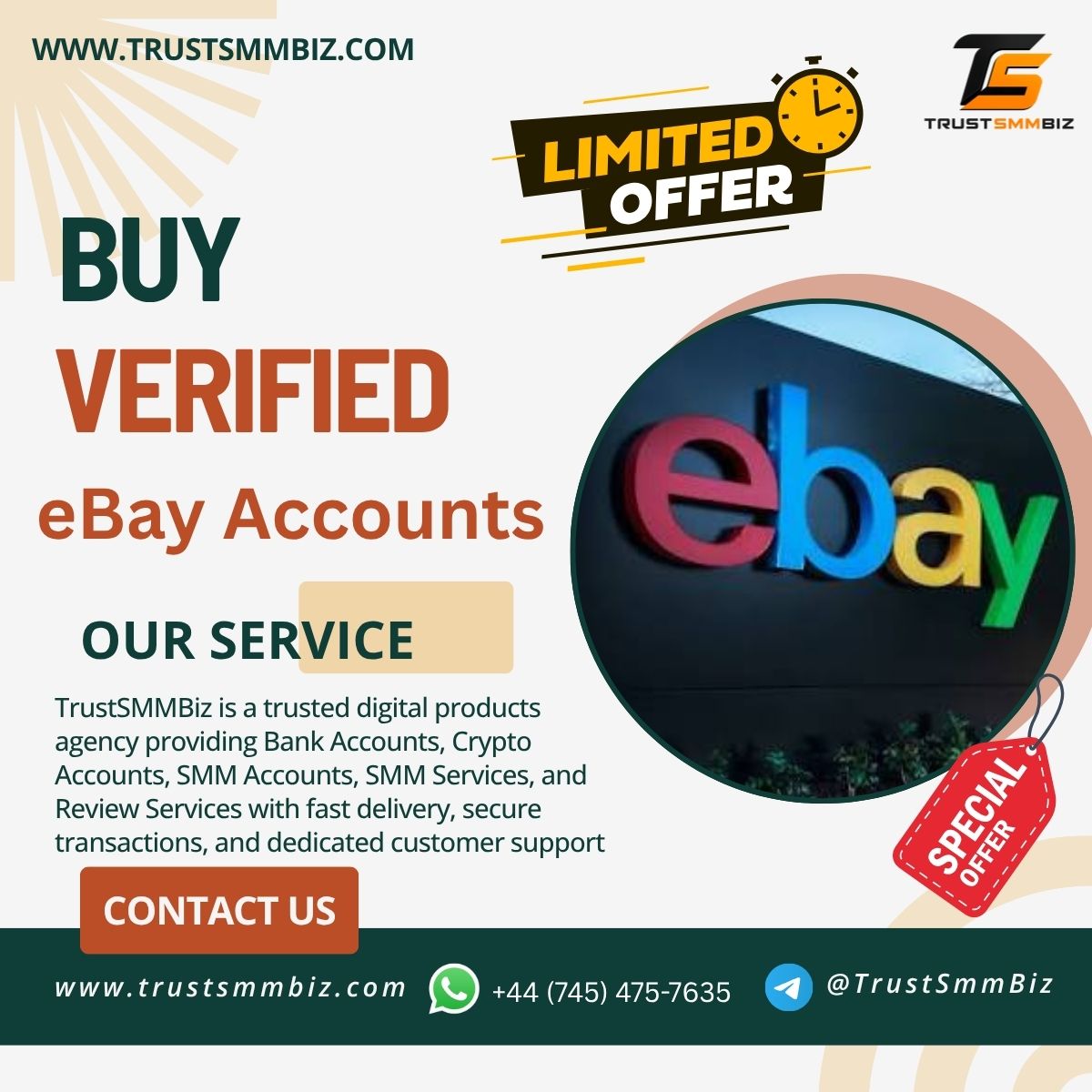Get Verified eBay Seller Accounts for Professional
