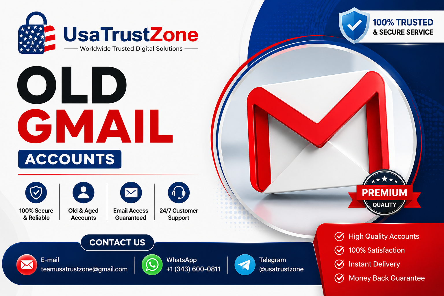Buy Old Gmail Accounts &ndash; 100% Verified, Trusted