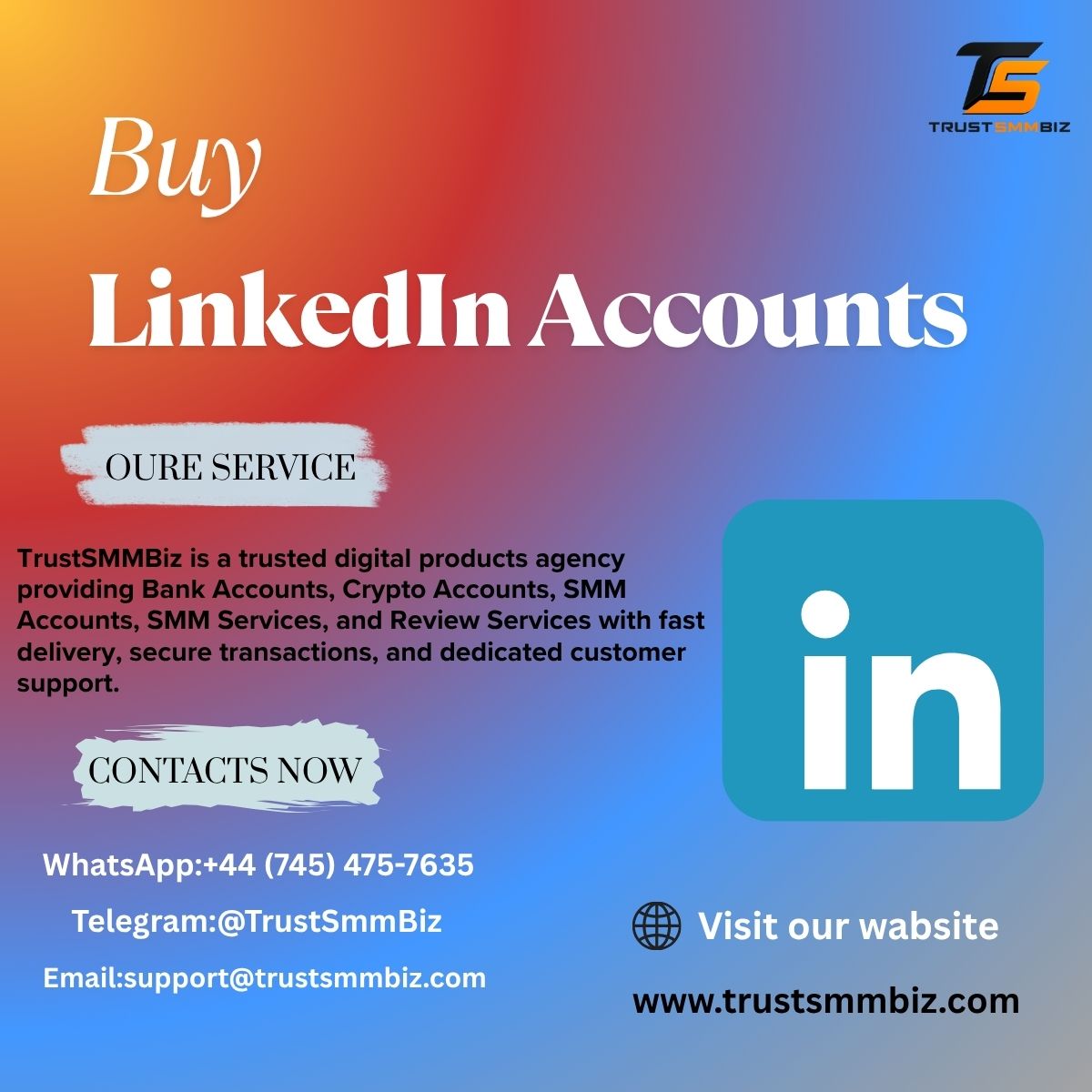 Get Established LinkedIn Accounts from 2018&ndash;2026 f