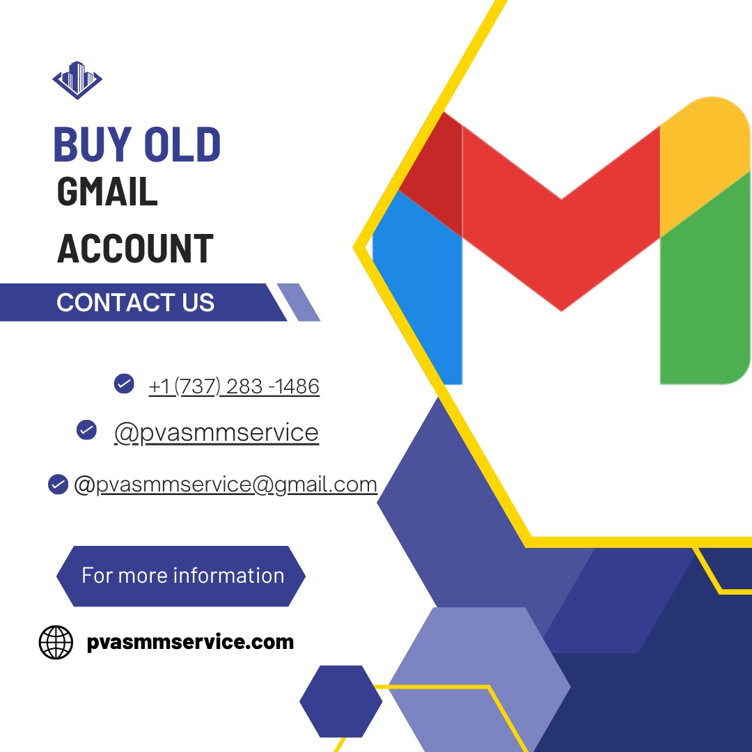 Buy Old Gmail Account- PVA, Bulk, Cheap